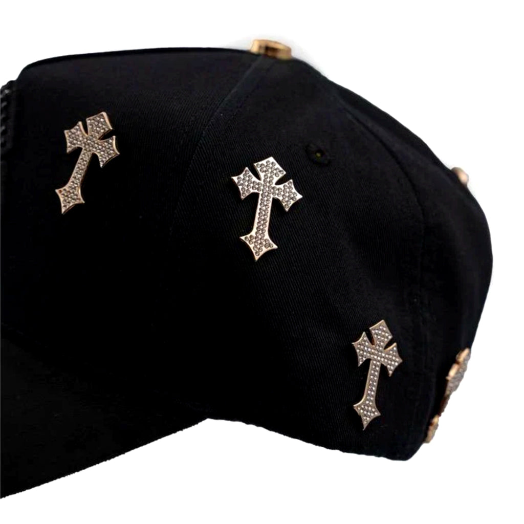 BARBAS HATS "B CHROME 24K GOLD"