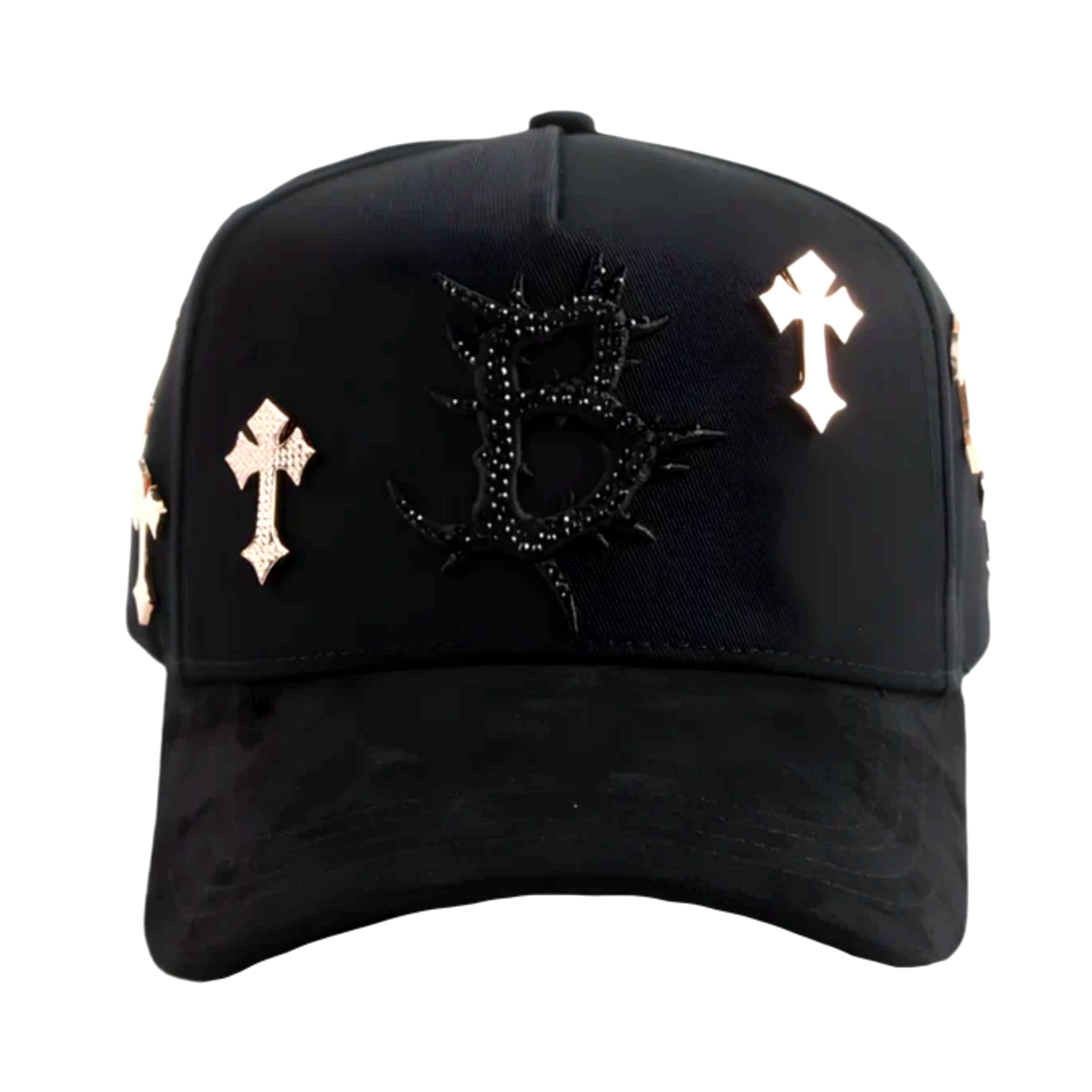 BARBAS HATS B CROSS 24K ROSE GOLD