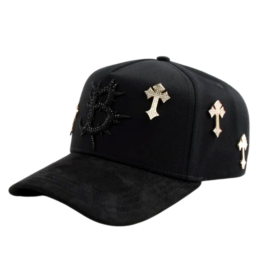 BARBAS HATS B CROSS 24K ROSE GOLD