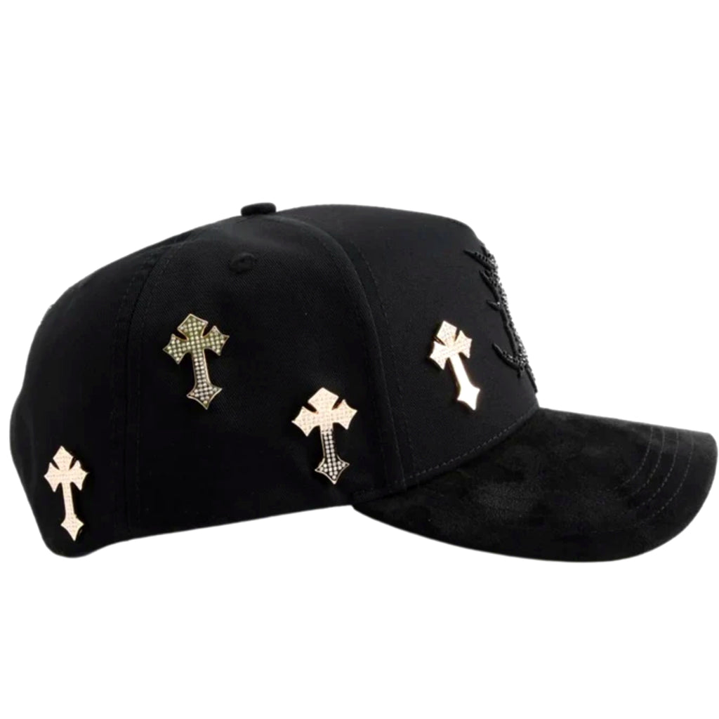 BARBAS HATS B CROSS 24K ROSE GOLD