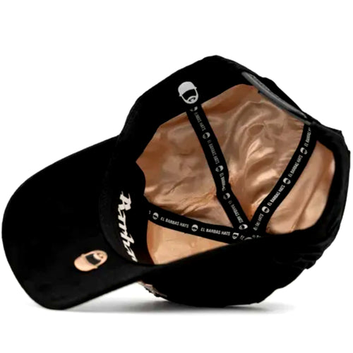 BARBAS HATS "ROSE GOLD SKULLS 24K"